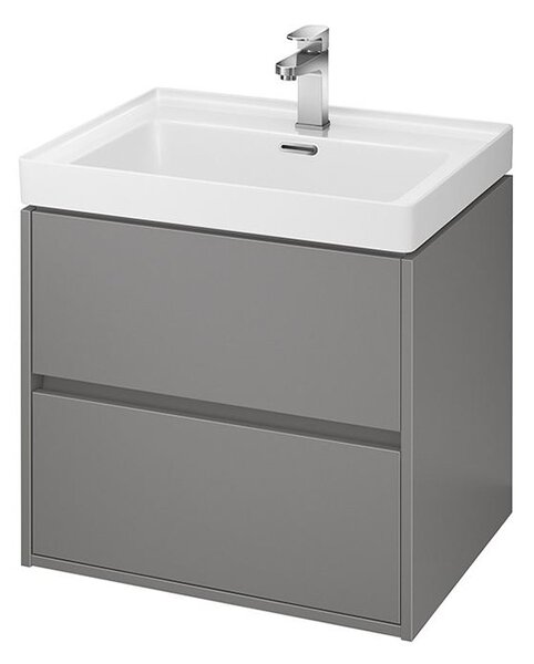 Cersanit - Crea mosogató alatti szekrény 60cm, szürke, S924-016