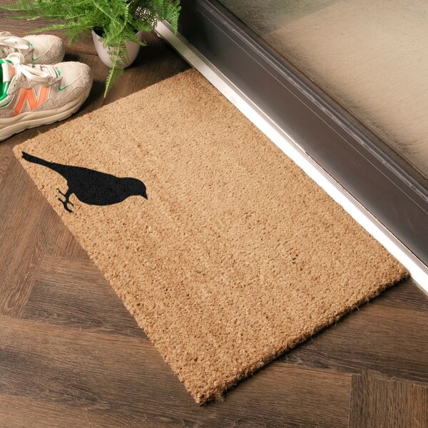 Kókuszrost lábtörlő 40x60 cm Bird – Artsy Doormats