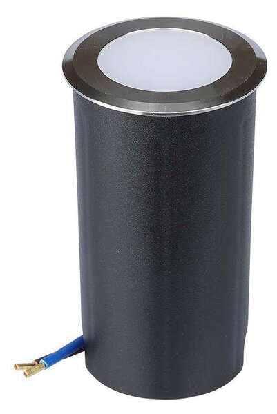 V-TAC 1W DC12V kültéri talajlámpa, IP67, hideg fehér - SKU 211464