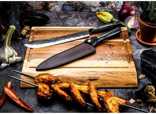 Forged bőrtok séfkéshez - 20,5 cm