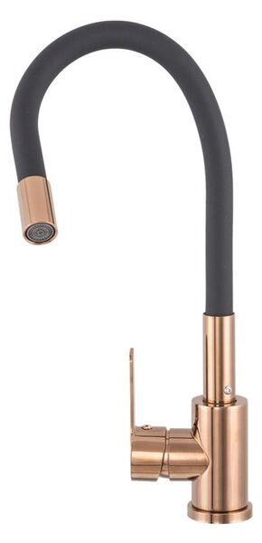 Gamma Flex 2000 Mosogató Álló Design Csaptelep - Rugalmas, Rosé Arany