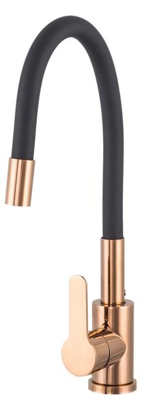 Gamma Flex 2000 Mosogató Álló Design Csaptelep - Rugalmas, Rosé Arany