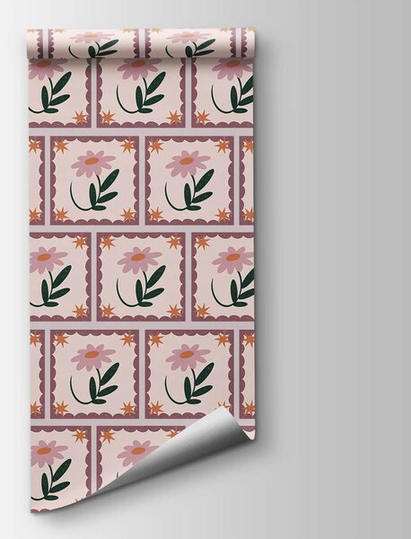 Fotótapéta Virágok és levelek mintája, Virágos fotótapéta, Népszerű fotótapéta, t00460 - Tapeko.hu