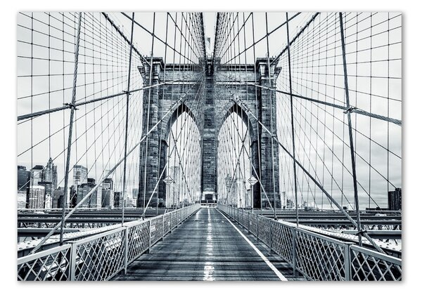 Akrilüveg fotó Brooklyn híd