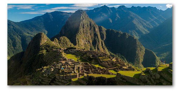 Akrilüveg fotó A romok machu picchu