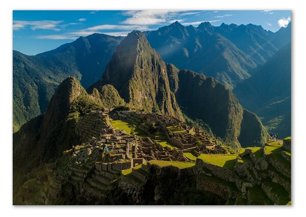 Akrilüveg fotó A romok machu picchu
