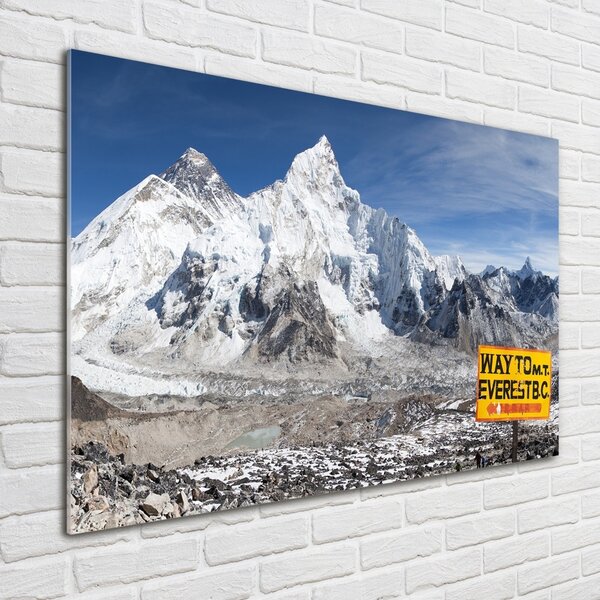 Akrilüveg fotó Mount everest