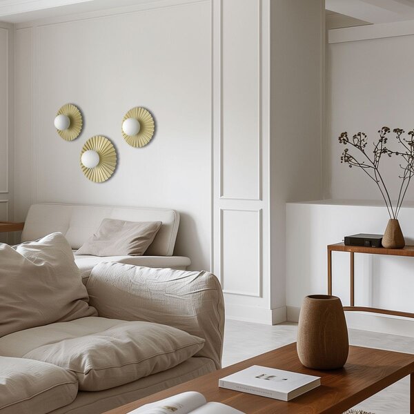 Cosmolight modern fali lámpa marbella arany cosw01418au