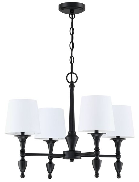Cosmolight klasszikus csillár austin fekete cosp04166bk-wh