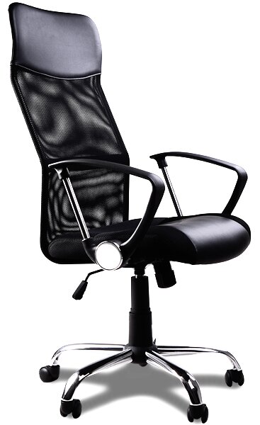 Casaria® Alabama irodai forgószék - fekete