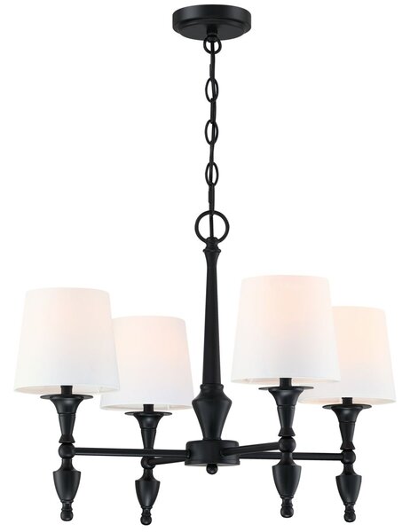 Cosmolight klasszikus csillár austin fekete cosp04166bk-wh