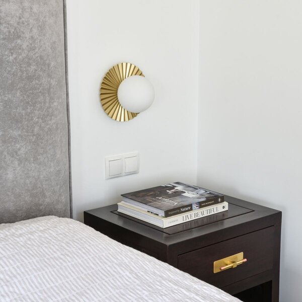 Cosmolight modern fali lámpa marbella arany cosw01401au