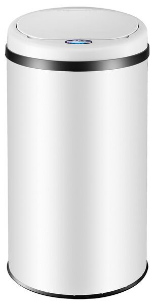 Deuba Érintésmentes szemetes USB-vel 30 l - fehér