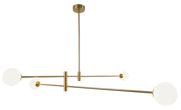 Cosmolight modern mennyezeti lámpa cape town fehér sárgaréz cosp04167br