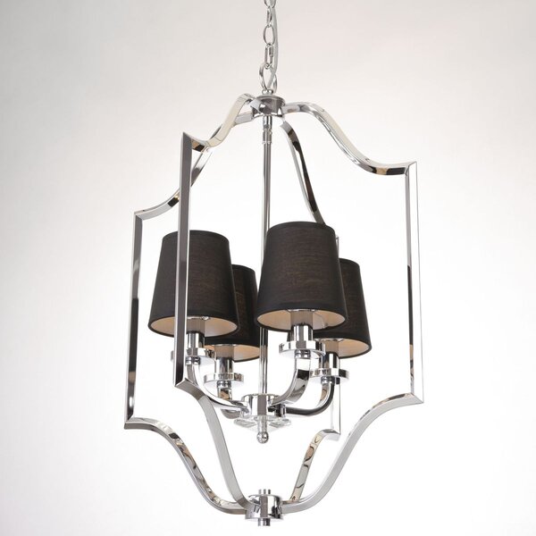 Cosmolight klasszikus csillár new york 1 ezüst cosp04380ch-bk