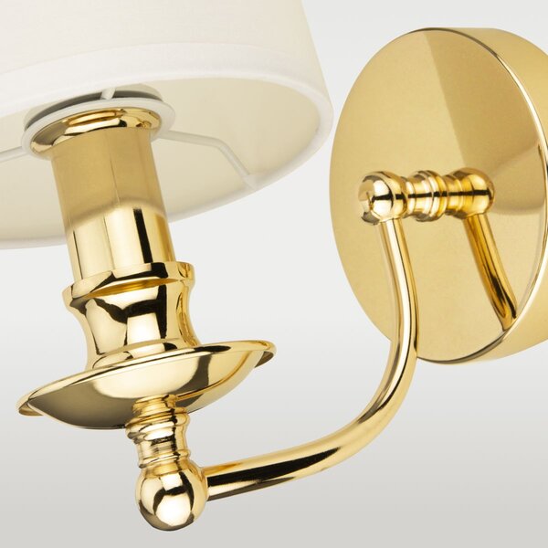 Cosmolight klasszikus fali lámpa abu dhabi 1 arany cosw01940au-wh