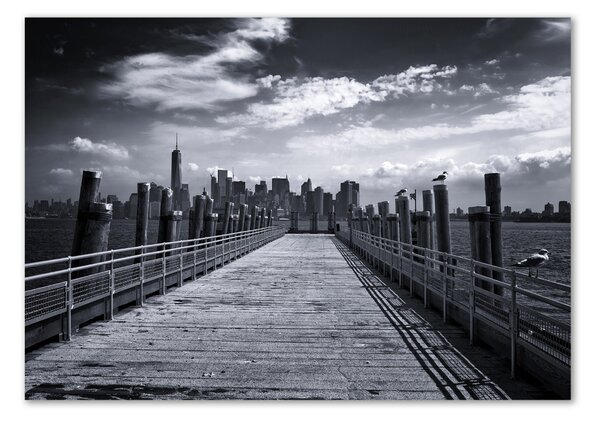 Akrilüveg fotó New york panoráma