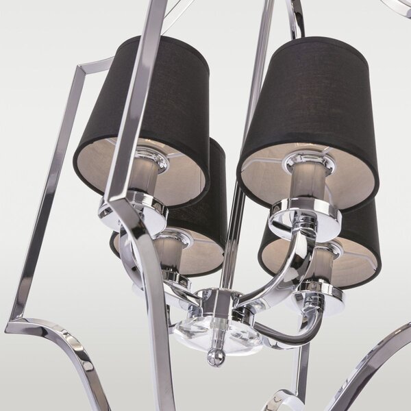 Cosmolight klasszikus csillár new york 1 ezüst cosp04380ch-bk