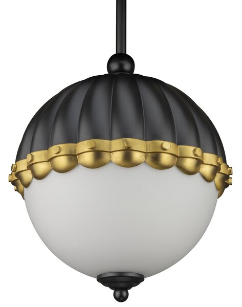 Cosmolight glamour modern függeszték pralines fekete sárgaréz cosp01213bk