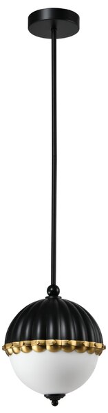 Cosmolight glamour modern függeszték pralines fekete sárgaréz cosp01213bk