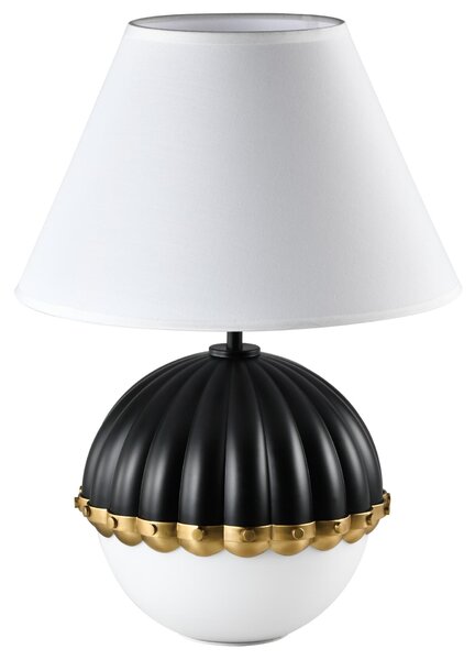 Cosmolight glamour modern asztali lámpa pralines fekete sárgaréz cost01275bk