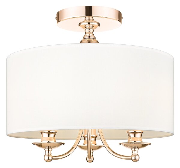 Cosmolight glamour modern mennyezeti lámpa abu dhabi fehér arany cosc03480au-wh