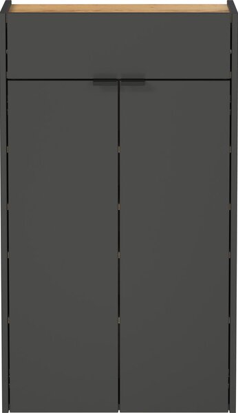 Antracitszürke szekrény 56x97x22 cm Ameca – Germania