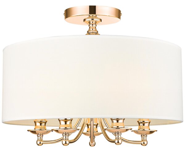 Cosmolight glamour modern mennyezeti lámpa abu dhabi fehér arany cosc05442au-wh