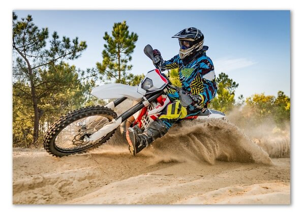 Akrilüveg fotó Motocross