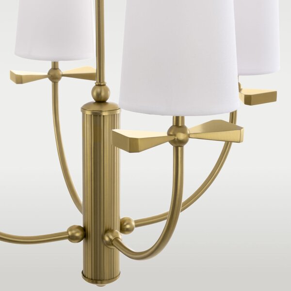 Cosmolight glamour modern csillár bow fehér sárgaréz cosp04190br