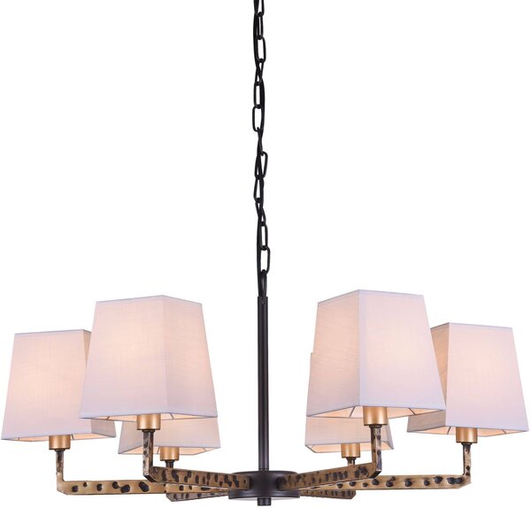 Cosmolight glamour modern csillár stockholm fehér fekete arany cosp06636bk au