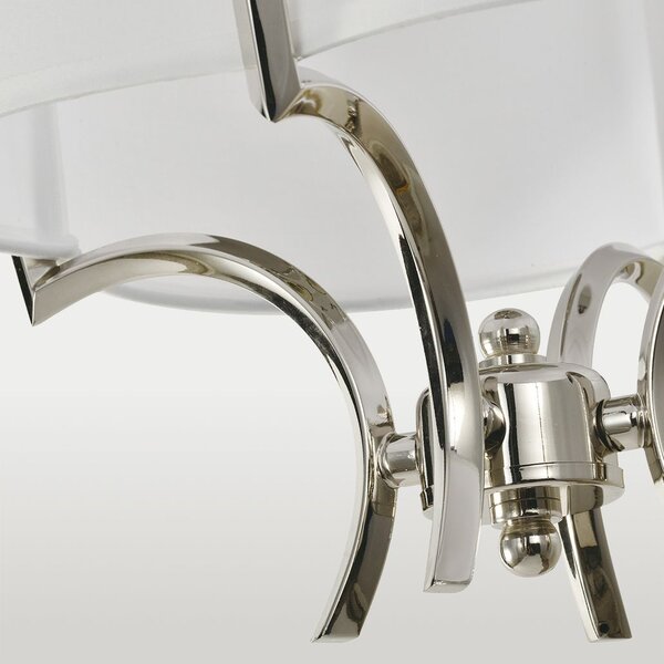 Cosmolight glamour modern függeszték faro fehér nikkel cosp01039ni-wh