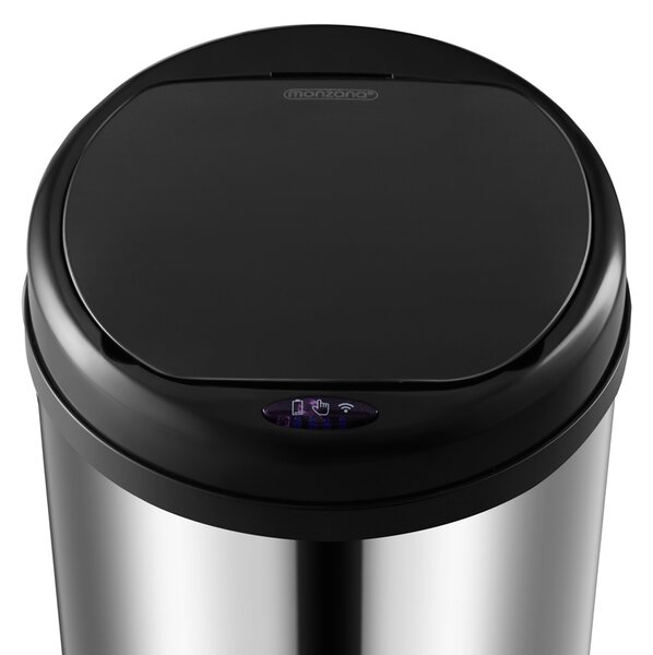 Deuba Érintésmentes szemetes USB-vel 40 l - ezüst