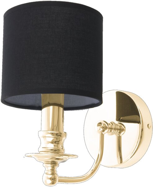 Cosmolight glamour modern fali lámpa abu dhabi fekete arany cosw01940au-bk