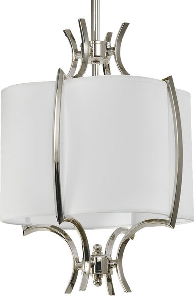 Cosmolight glamour modern függeszték faro fehér nikkel cosp01039ni-wh