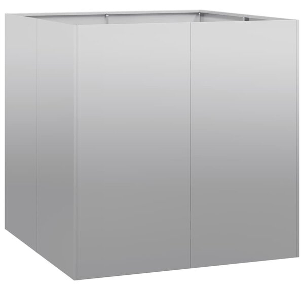 VidaXL Növénytartó 80x80x80 cm Horganyzott acél