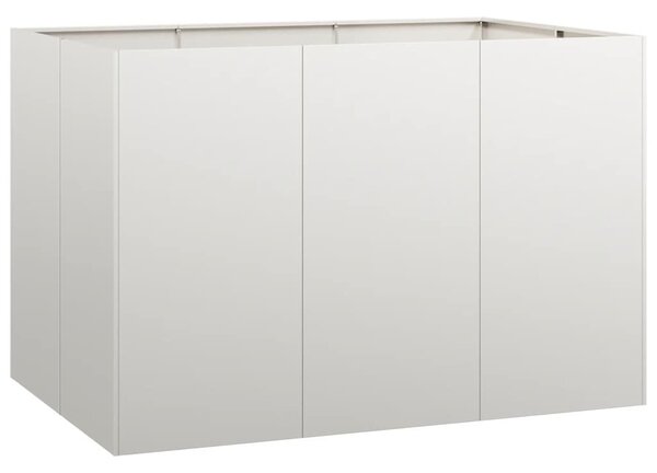 VidaXL növénytartó 120x80x80 cm Rozsdamentes acél