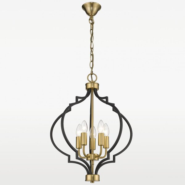 Cosmolight modern csillár nashville fekete arany cosp05179bk