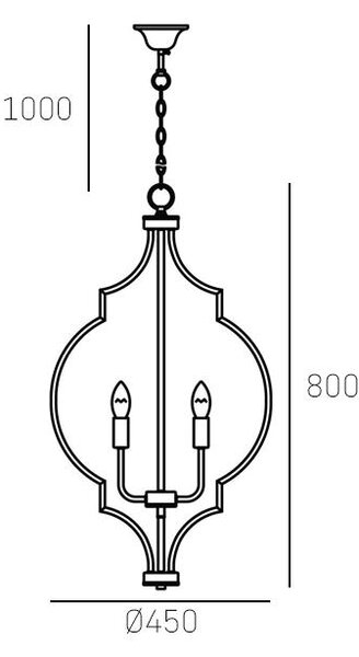 Cosmolight modern csillár nashville fekete arany cosp05186bk