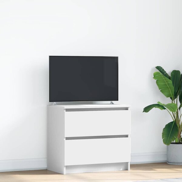 VidaXL fehér szerelt fa TV-szekrény 60x35x54 cm