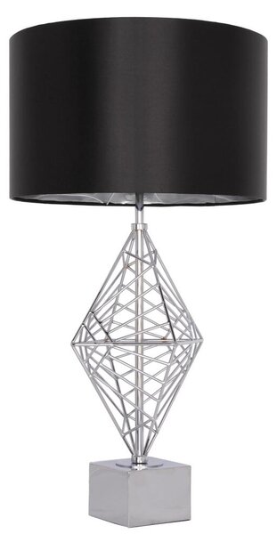 Cosmolight modern asztali lámpa caracas króm fekete ezüst cost01960ch