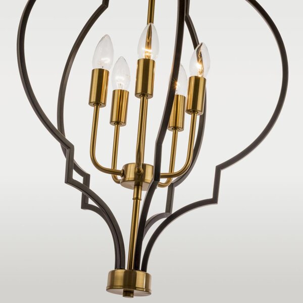 Cosmolight modern csillár nashville fekete arany cosp05186bk