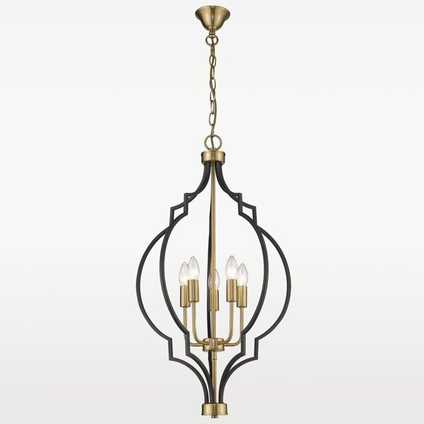 Cosmolight modern csillár nashville fekete arany cosp05186bk