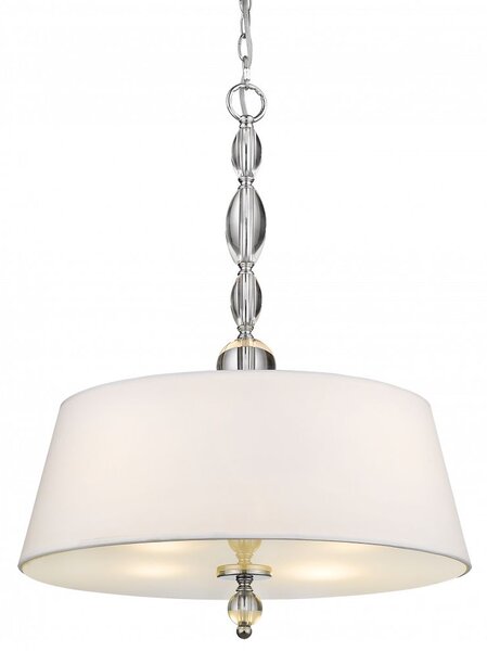 Cosmolight modern függeszték cancun fehér króm cosp04981ch-wh