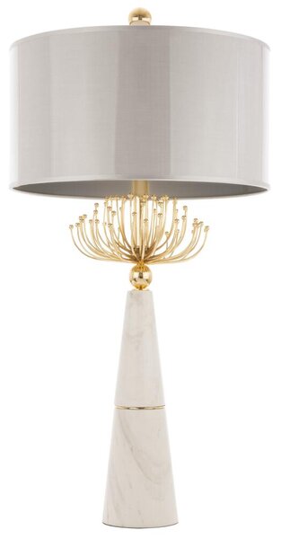 Cosmolight modern asztali lámpa cartagena fehér ezüst arany cost02004au