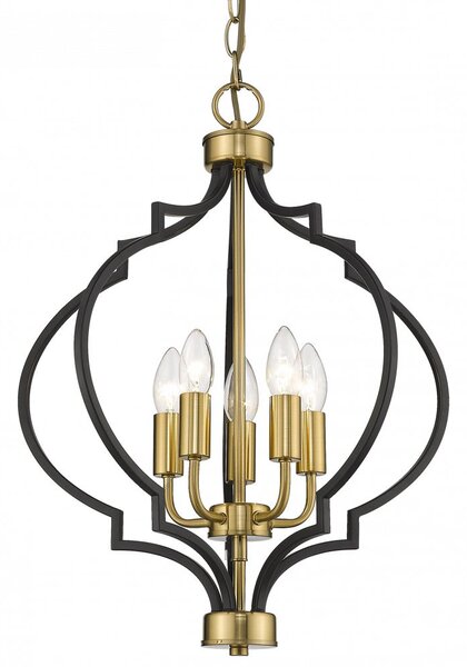 Cosmolight modern csillár nashville fekete arany cosp05179bk