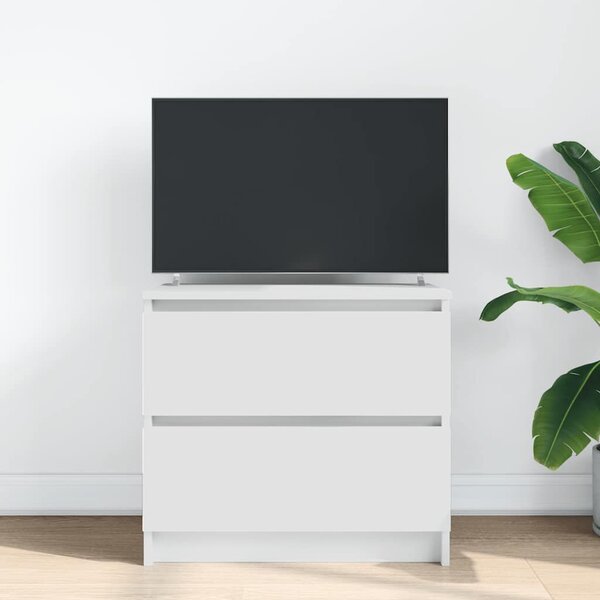 VidaXL fehér szerelt fa TV-szekrény 60x35x54 cm