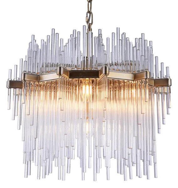 Cosmolight glamour kristály függeszték reykjavik átlátszó pezsgő cosp07097cp