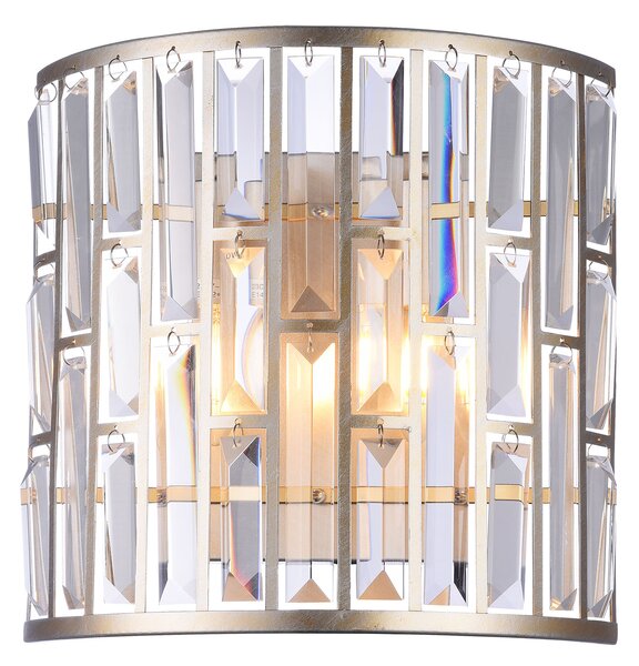Cosmolight glamour kristály fali lámpa kiev átlátszó pezsgő cosw02103cp