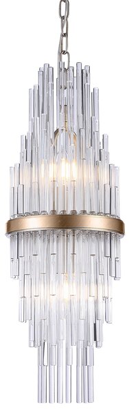 Cosmolight glamour kristály függeszték reykjavik átlátszó pezsgő cosp02080cp